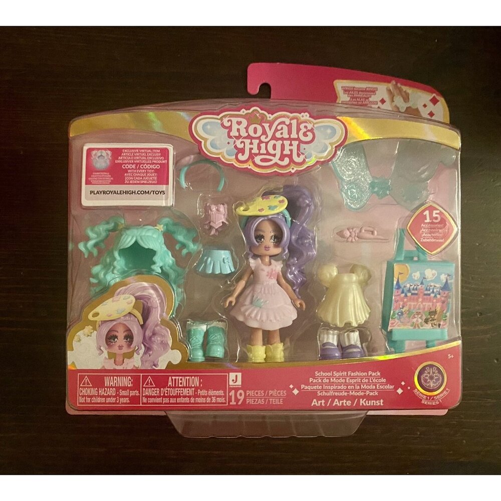 Royale High School Spirit Fashion Pack Art Starry Pigtails Code  New